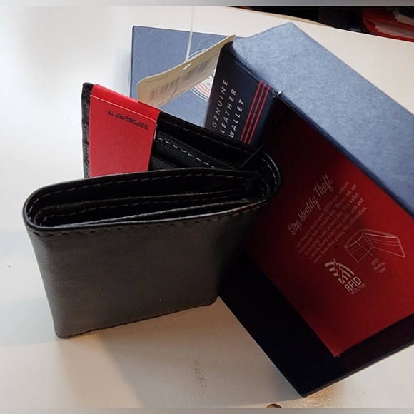 Original Mundi Genuine Leather Trifold RFID Technology Wallet - Picture 2 of 10